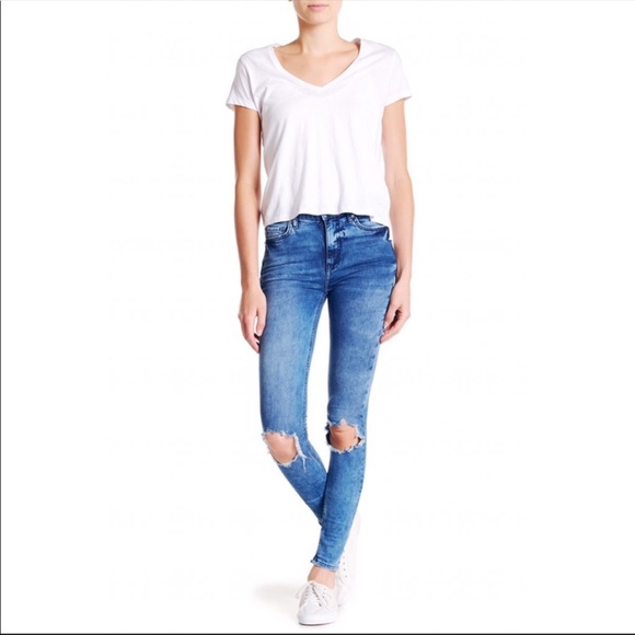 Free People Denim - Free People Busted Knee Jean 28L NWT